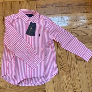 Ralph Lauren pink shirt 5 yo